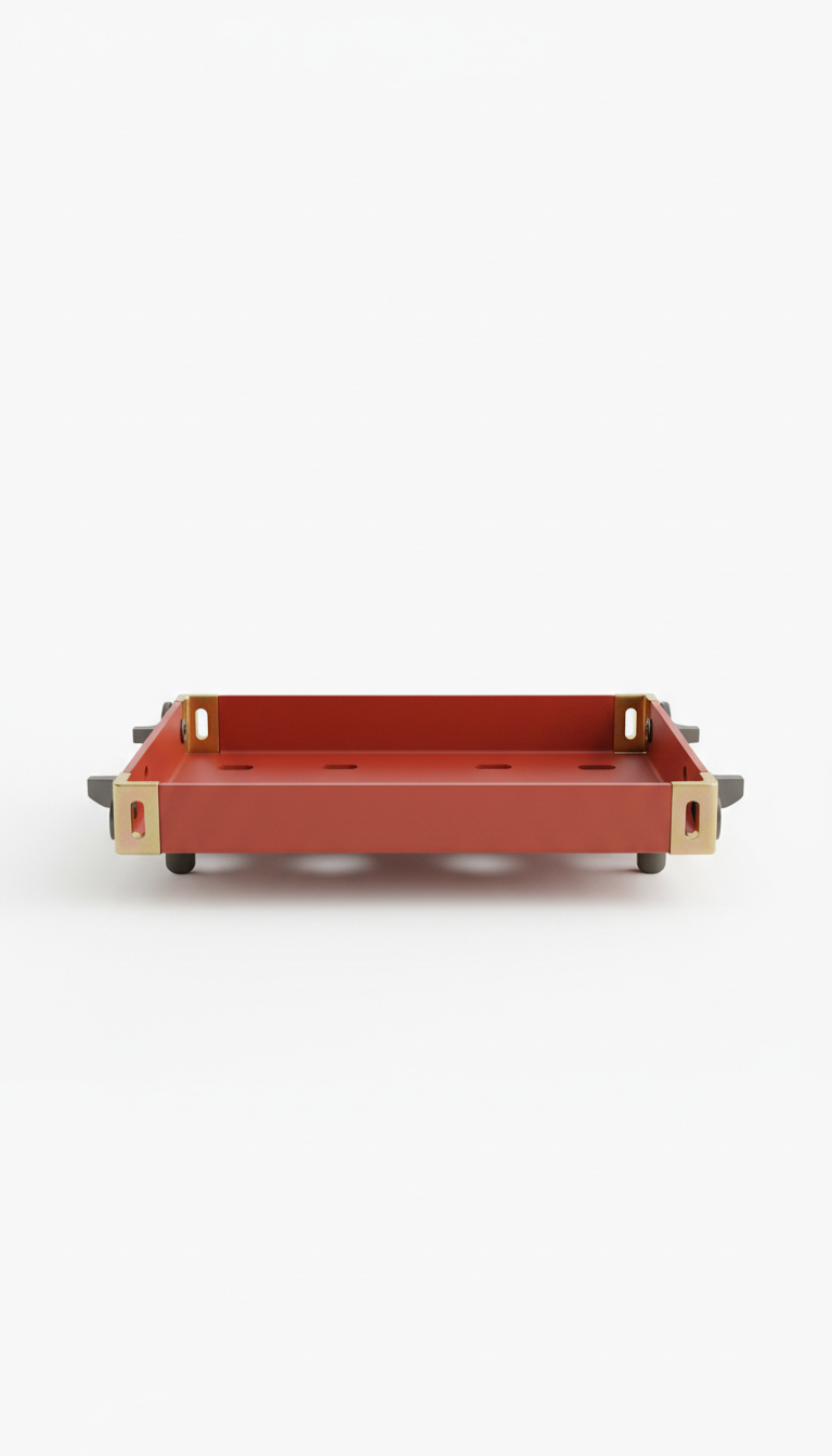Signal Red Cable Organizer Tray