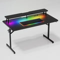 RGB Gaming Desk with LED Lighting